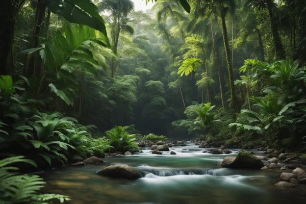 Estratégias para Encontrar Água Potável e Manter-se Hidratado na Selva Tropical em Condições Desafiadoras
