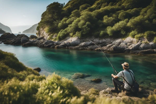 Diferentes Formas de Pesca de Baixo Impacto para Sobrevivência em Acampamentos Selvagens Litorâneos